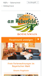 Mobile Screenshot of freie-ferienwohnungen-bayerischer-wald.de